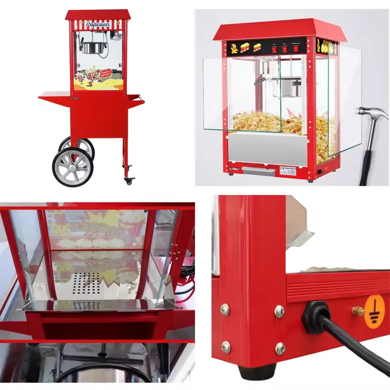 Commercial Vending Machine - เครื่องทำป๊อปคอร์นลมร้อนเชิงพาณิชย์ - เครื่องทำป๊อปคอร์นอัตโนมัติสำหรับธุรกิจขนมขบเคี้ยวที่มีกำไรสูง