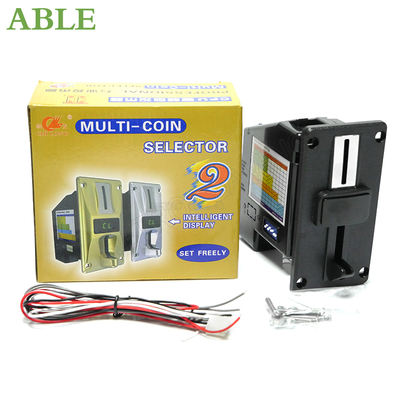 Arcade Game Vending Machine - Multi Coin Acceptor เลือก CL-168ที่แตกต่างกันเหรียญอิเล็กทรอนิกส์ลงสำหรับเกมอาเขตกลไกเครื่องหยอดเหรียญ