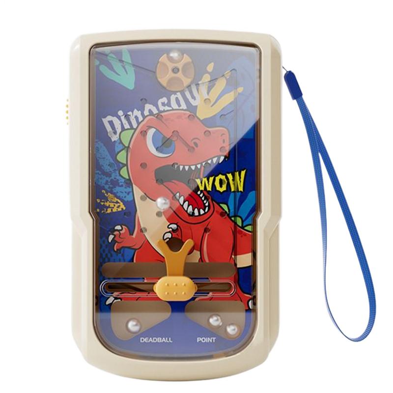 Pinball Machine - เครื่องพินบอลสําหรับเด็กไดโนเสาร์เครื่องพินบอลสําหรับผู้ใหญ่มือถือระดับมืออาชีพการเล่นเกมของเล่นเด็กกีฬาความบันเทิง