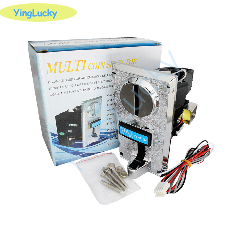 Arcade Game Vending Machine - จัดส่งฟรี 616 เครื่องรับเหรียญหลายชนิด เครื่องรับเหรียญอิเล็กทรอนิกส์แบบม้วนลง กลไกเลือกเหรียญสำหรับตู้จำหน่ายสินค้าอัตโนมัติ เครื่องเล่นเกมอาร์เคด