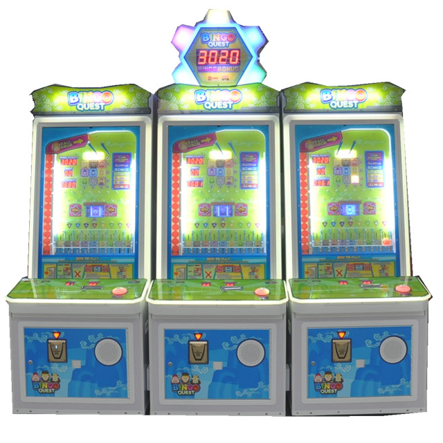 Arcade Quest - เครื่องเล่นเกมบิงโกแบบหยอดเหรียญในร่ม พร้อมตั๋วรางวัล สำหรับขาย