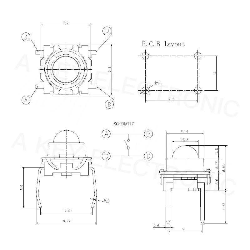 20PCS TS-F007 Touch 4-Pin แนวต - Pinball Machine บทวิจารณ์และราคา