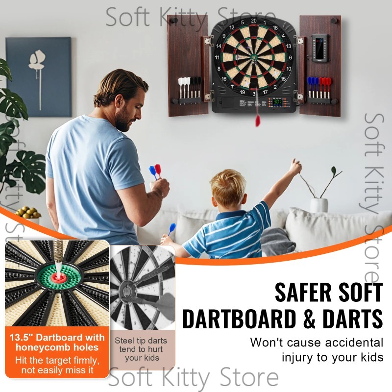 ชุดกระดานปาเป้าและตู้เก็บของพร - Electronic Dartboard Cabinet บทวิจารณ์และราคา