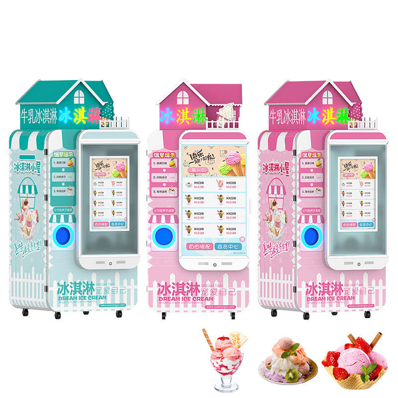 เครื่องทำไอศกรีมแบบนุ่มสำหรับธ - Commercial Vending Machine บทวิจารณ์และราคา