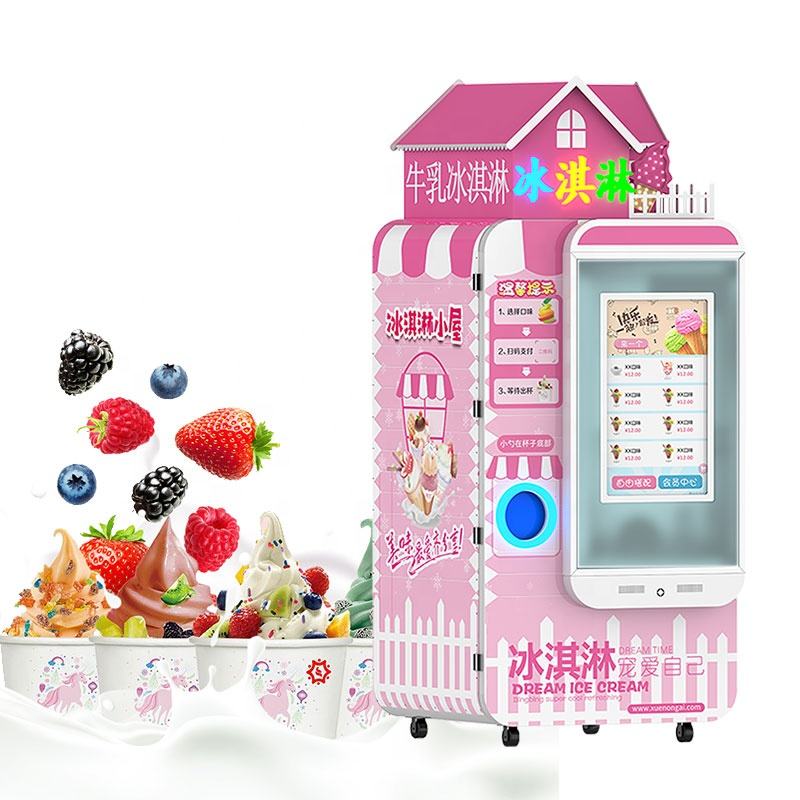 เครื่องทำไอศกรีมแบบนุ่มสำหรับธ - Commercial Vending Machine บทวิจารณ์และราคา