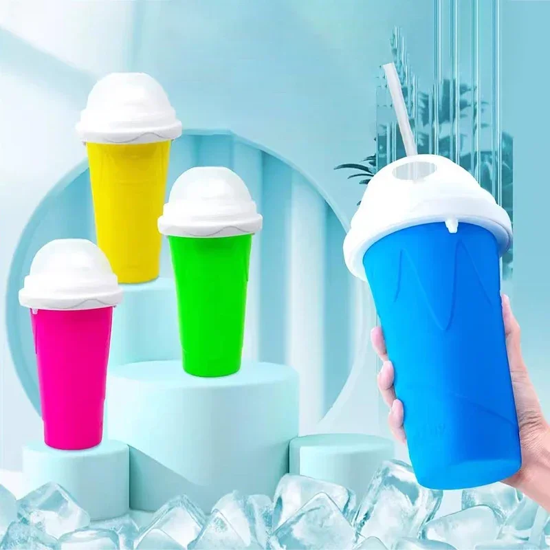 ถ้วยทำสลัชชี่แช่แข็งความจุขนาด - Slushie Machine Vending บทวิจารณ์และราคา