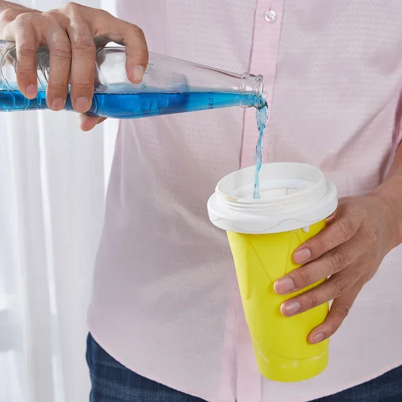 ถ้วยทำสลัชชี่แช่แข็งความจุขนาด - Slushie Machine Vending บทวิจารณ์และราคา