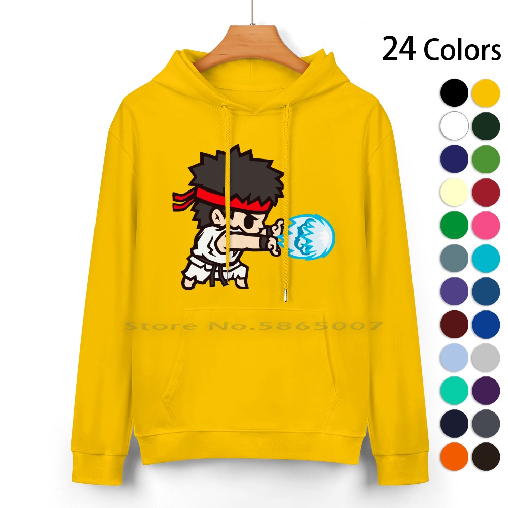เสื้อสเวตเตอร์มีฮู้ด hadoken ผ - Arcade Vegas บทวิจารณ์และราคา