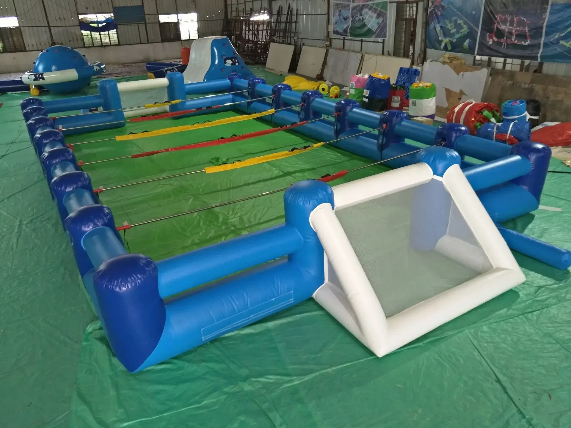 ฟุตบอลโต๊ะเป่าลมแบบเล่นคนจริง  - Foosball Table Commercial บทวิจารณ์และราคา