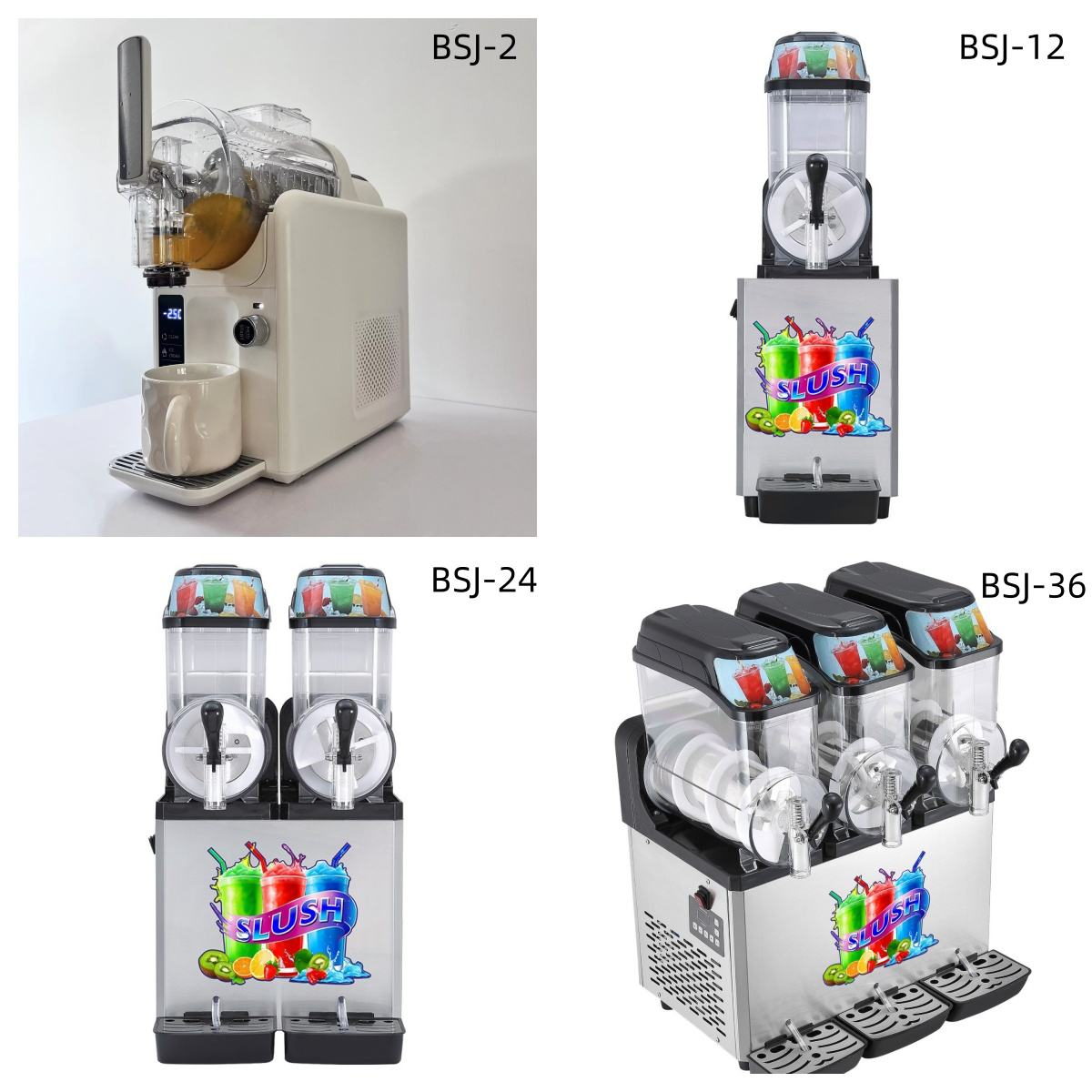 เครื่องทำน้ำแข็งปั่นแบบพกพา 2  - Slushie Machine Vending บทวิจารณ์และราคา