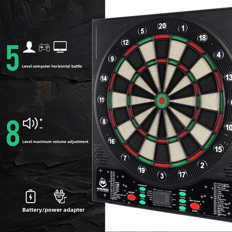 กระดานปาลูกดอกอิเล็กทรอนิกส์ L - Electronic Dartboard Cabinet บทวิจารณ์และราคา