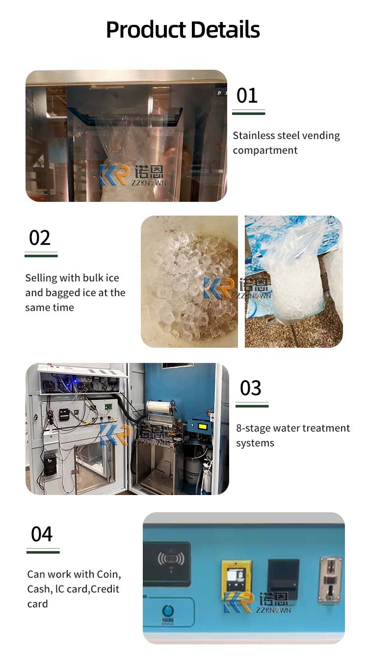 เครื่องทำน้ำแข็งอัตโนมัติคุณภา - Commercial Vending Machine บทวิจารณ์และราคา